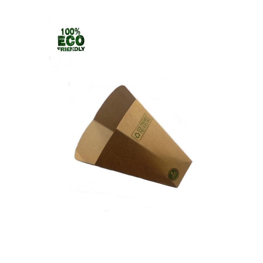 Biowachs Waffeltüte Snack Pommes green line 13.5x8x5.5cm