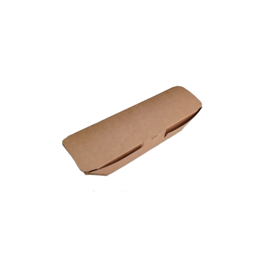 Hot-Dog Snack Box kraftbraun 160x50x65