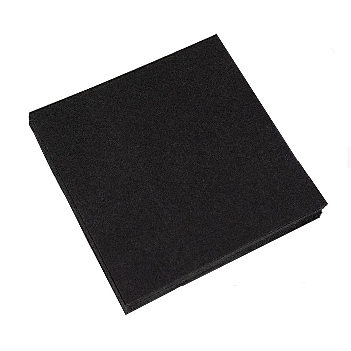 Papierservietten 20x20cm schwarz 1-lagig