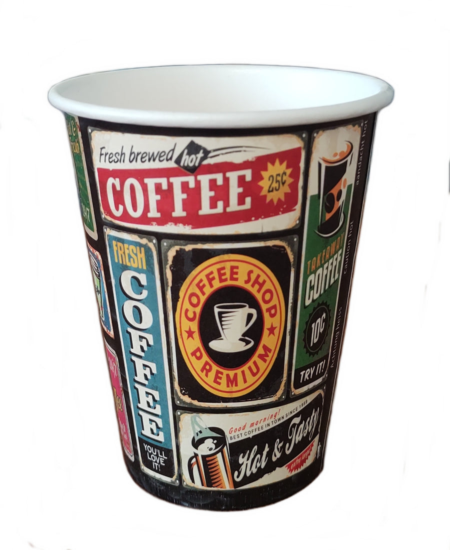 Coffee to go Becher Vintage coffee 0,3l (14oz) limited Edition | Foodypack.de