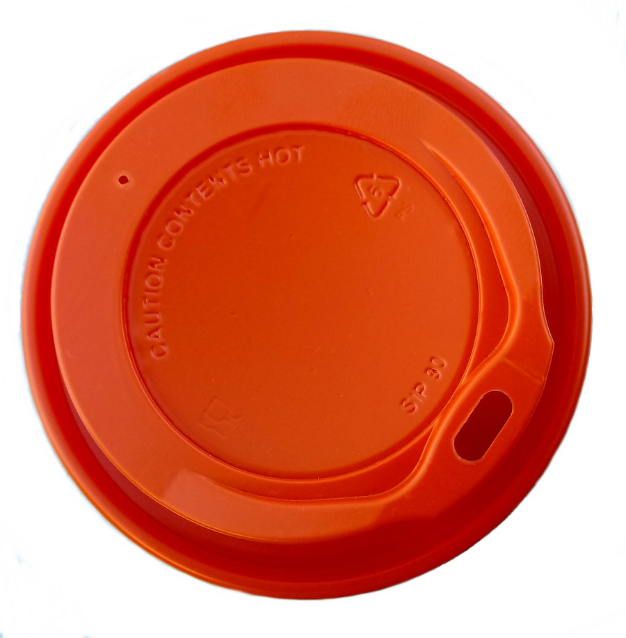 deckel für coffee to go orange