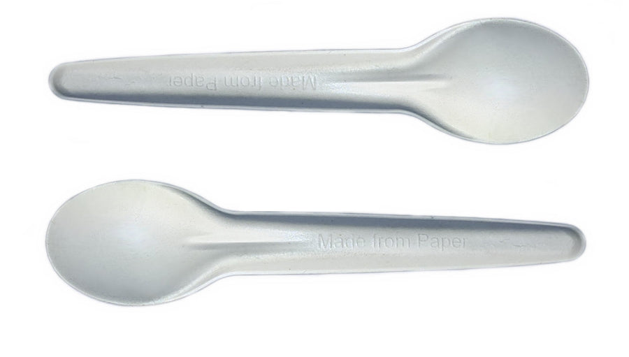 Papier Löffel 13cm weiß