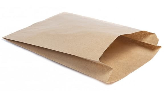 Faltenbeutel Kraftbraun