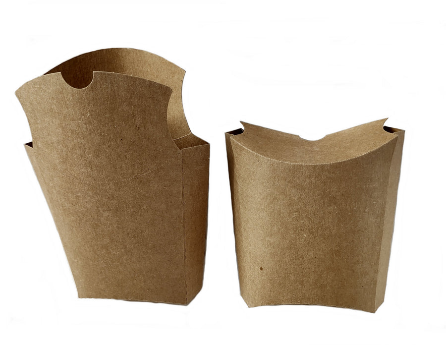 Snack Pommes Schütte kraftbraun 11.5x7x12cm