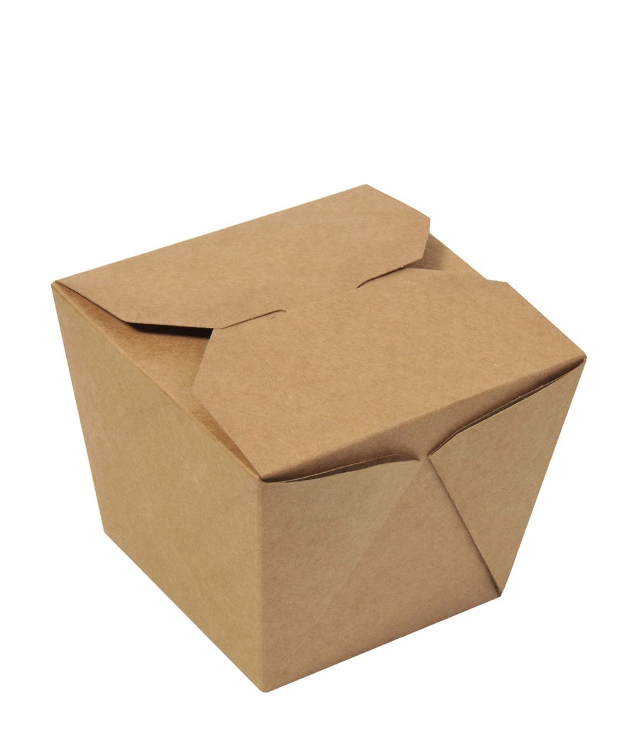 Snackbox Take-away kraftbraun S 8,5x8,5x9cm 500ml