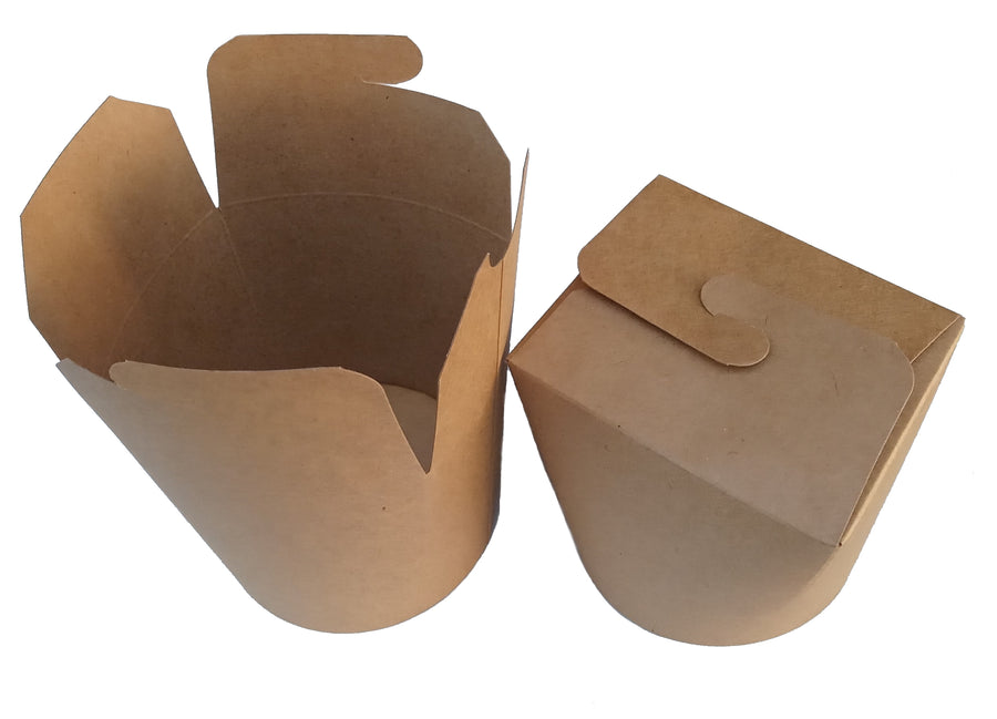 Pappbox Nudelbox Gyrosbox Dönerbox Asiabox 24oz 700ml rund kraft