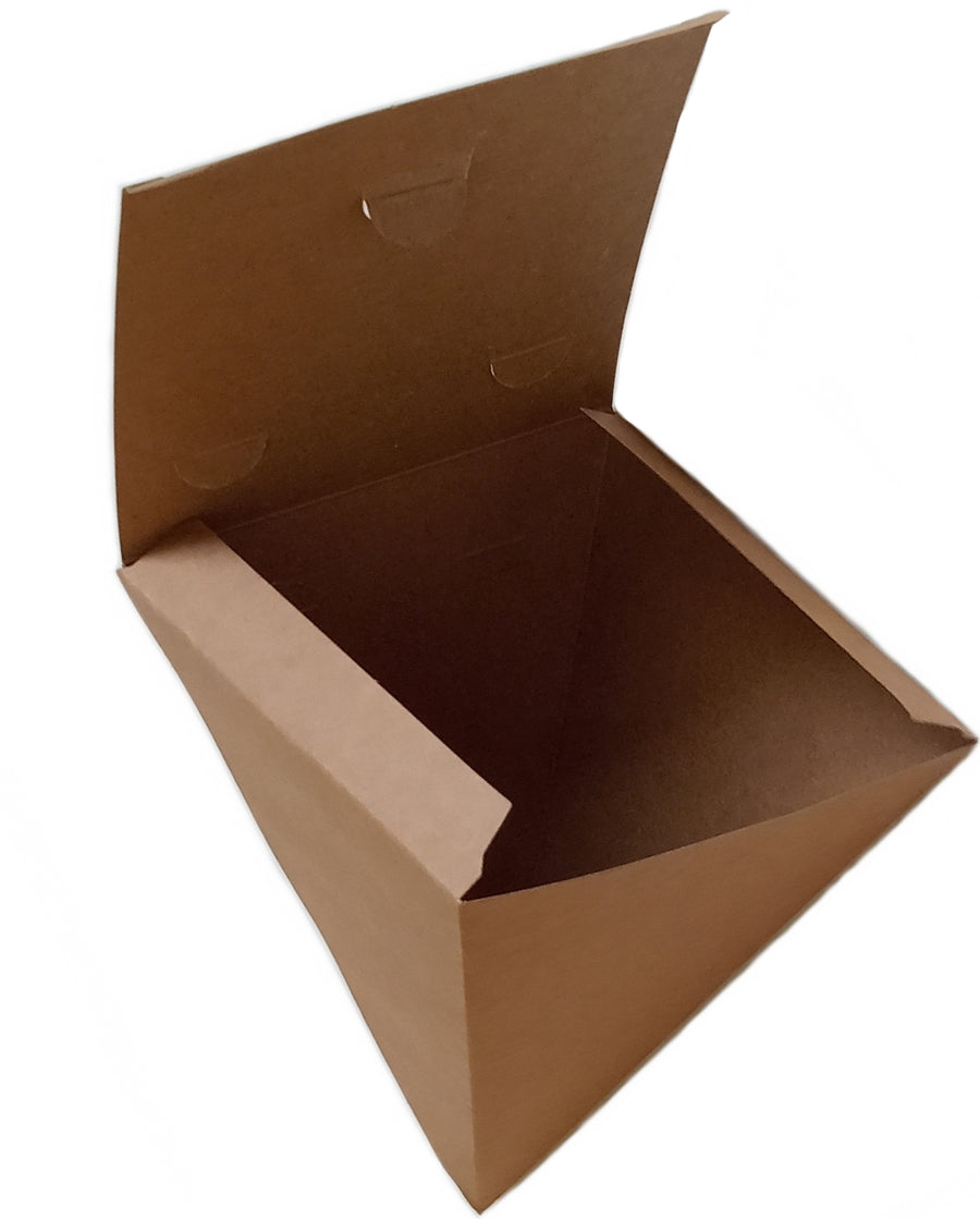 Snack Pommestüte kraftbraun XXL 12x12x23cm
