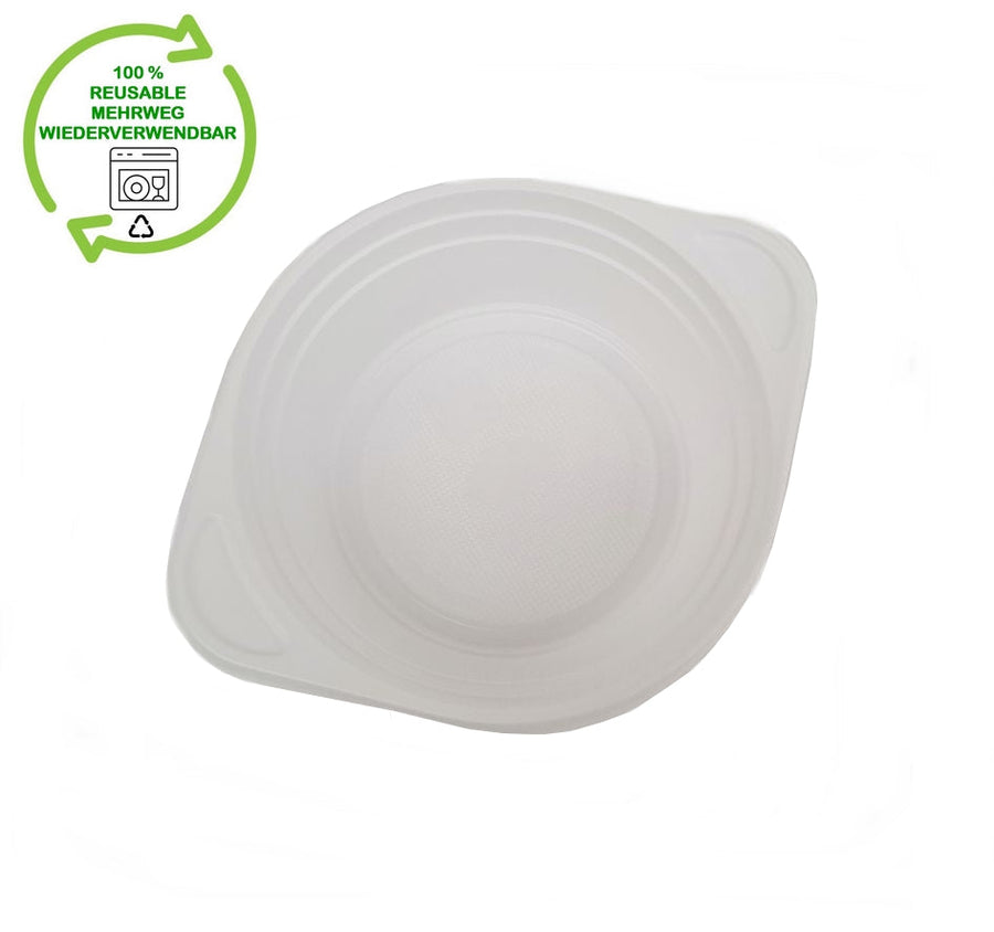 Mehrweg Terrine PP weiß 750ml Ø155