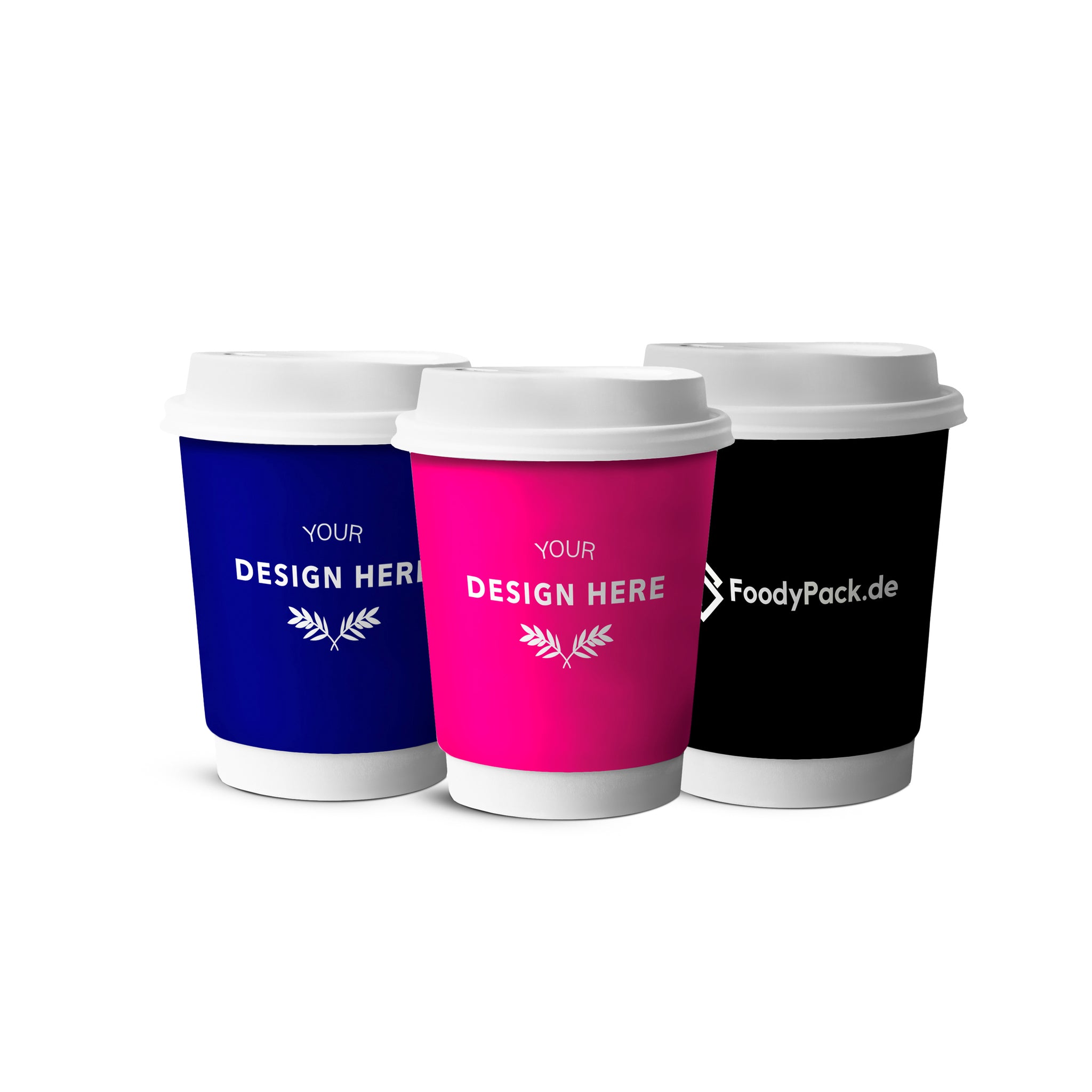 Coffee to go Doppelwand Becher 0,4l bedrucken