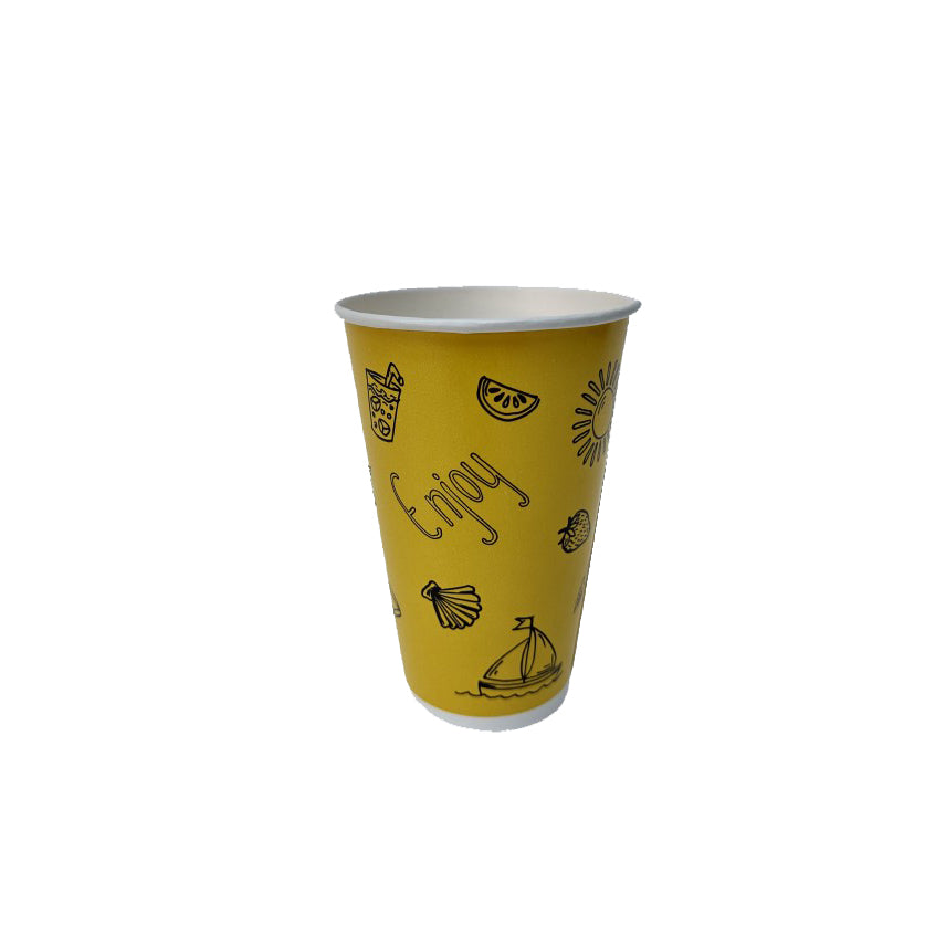 Pappbecher enjoy fresh Shake-, Kalt- und Heißgetränkebecher 0,3l