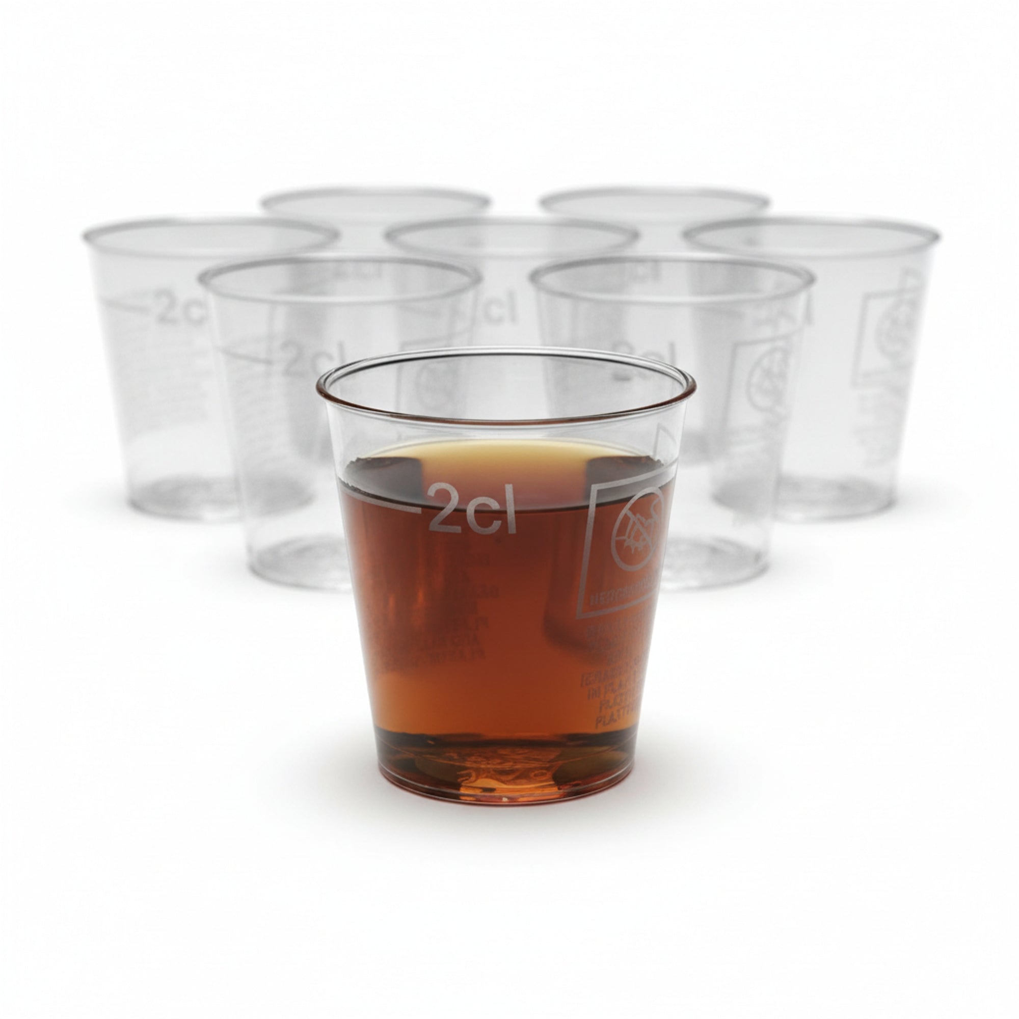 Schnapsgläser, Schnapsbecher 2 cl Einweg mit