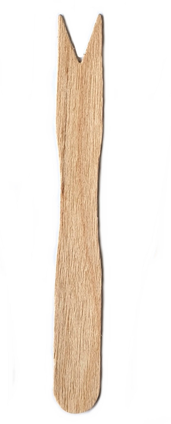 Pommes Holzgabel Pommesspieker 8,5cm
