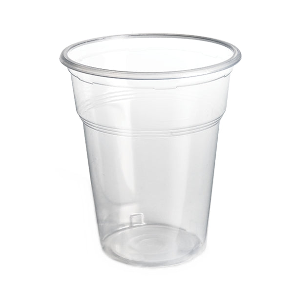 PP MEHRWEG Plastikbecher 0.3l, Bierbecher, transparent 12 oz/350 ml 0,3 l Füllstrich